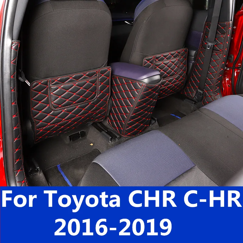 Для Toyota CHR C HR 2016 2019 уход за сиденьями защита на заднее сиденье от удара накладка