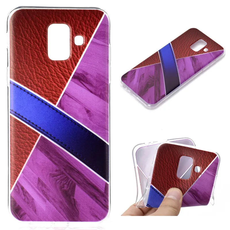 EACHTEK Fundas для Samsung Galaxy A6 A8 2018 чехол ТПУ Мягкая задняя телефона плюс |