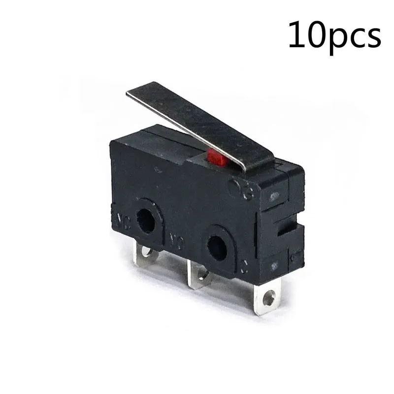10 шт./лот KW11 Pulley 250V 5A 3 контактная Кнопка Poussoir металлический Interrupteur