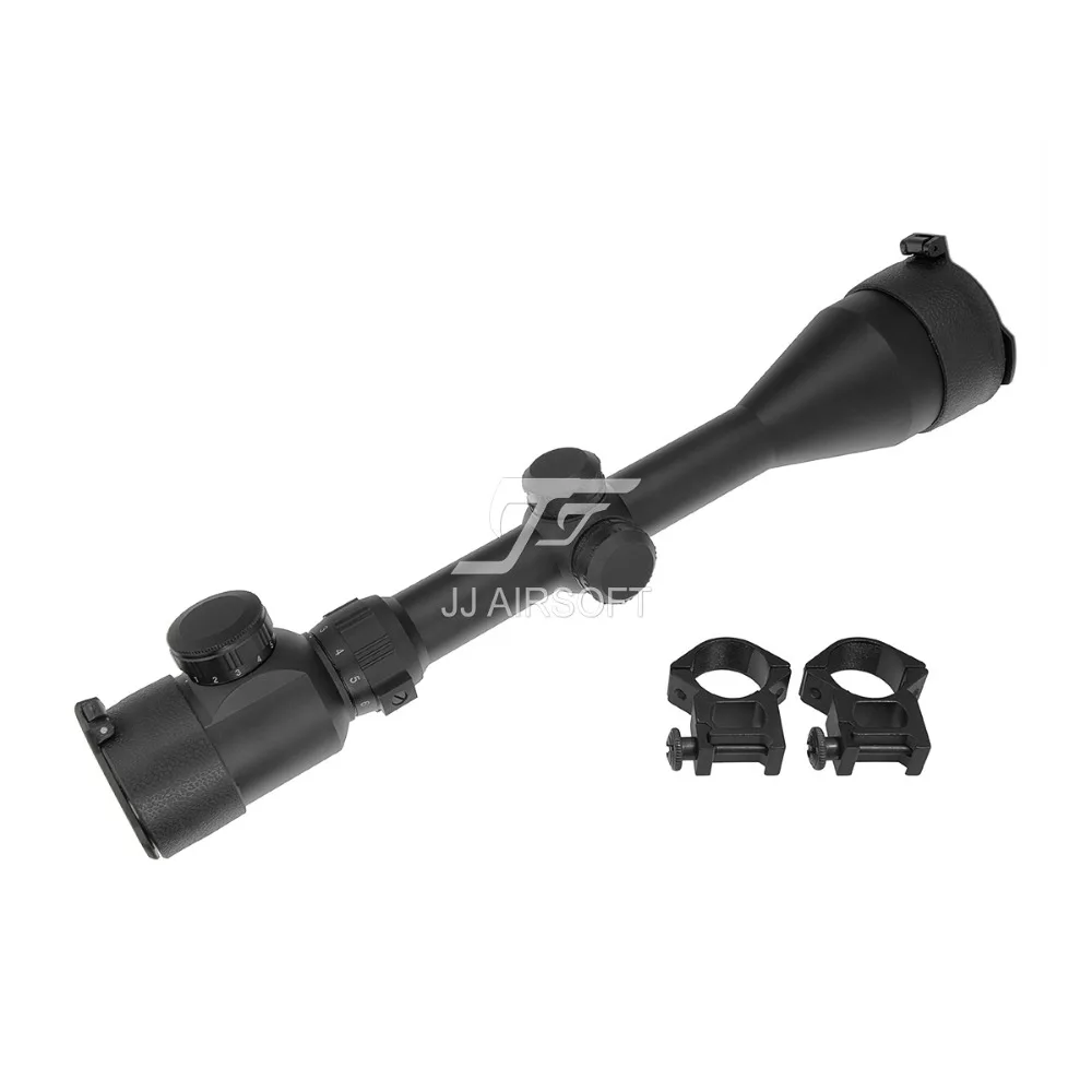 

JJ Airsoft 3-9x50E Red / Green Reticle Rifle Scope (Black)