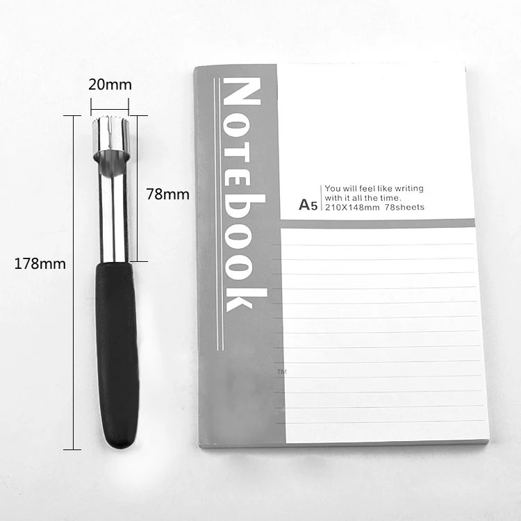 Легко скручивающаяся сердцевина из нержавеющей стали для удаления семян