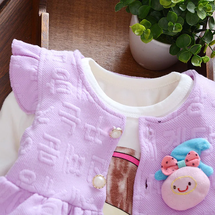 DIIMUU/комплект одежды из 3 предметов для маленьких девочек комплекты с цветочным