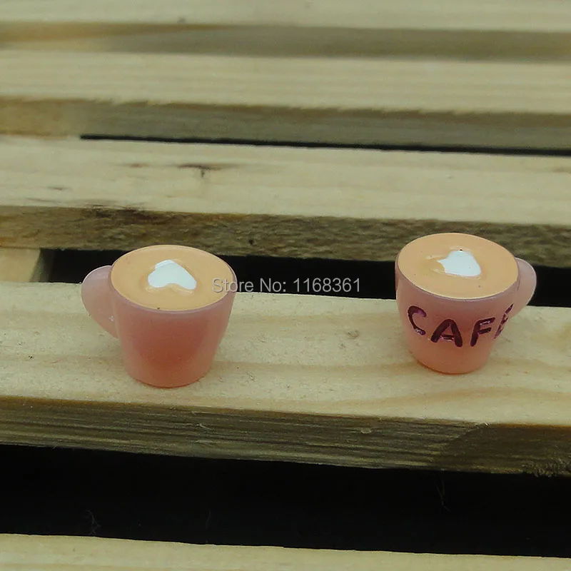 1 шт./лот одноцветная розовая кофейная чашка с сердечками 13 мм сказочный сад мох