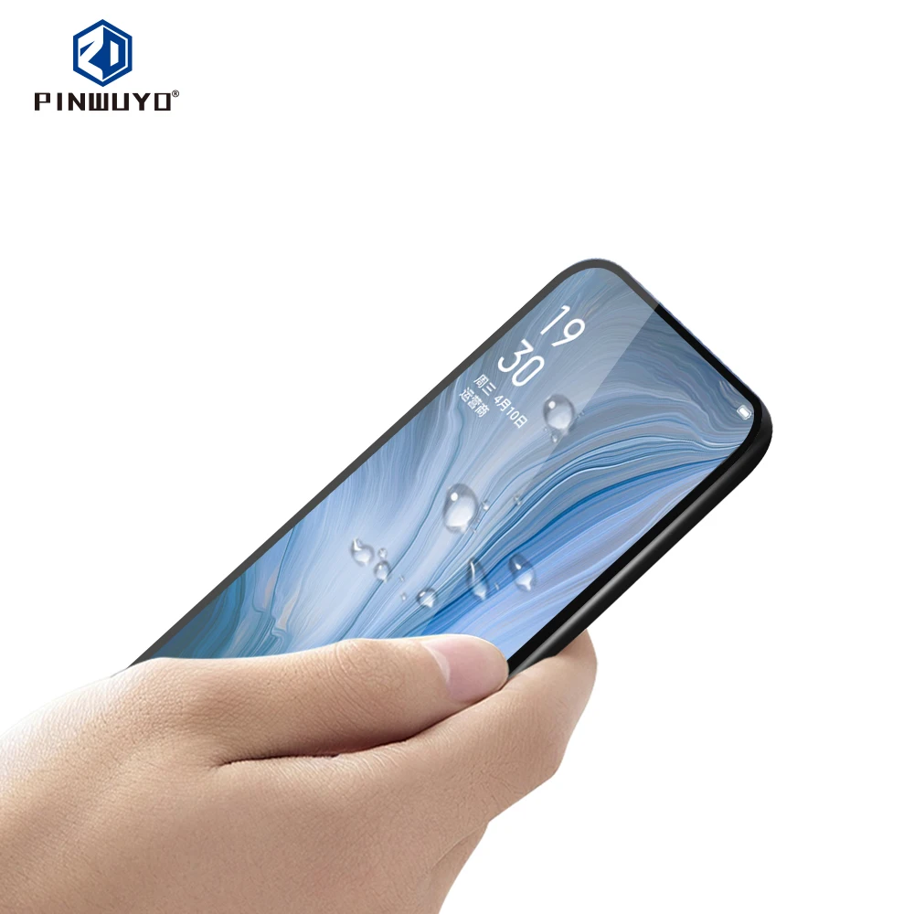 OPPO Reno 10X PINWUYO 9 H полное покрытие Закаленное стекло Защитная пленка для экрана OPPO Reno 10X10 раз зум