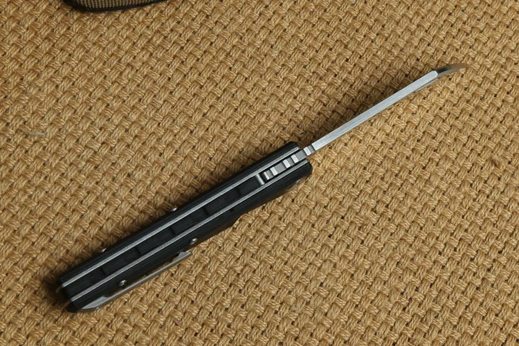 Два SUN G10 Ручка TS74 D2 лезвие Flipper ball brearing складной нож походные охотничьи карманные