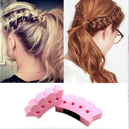DIY губка Волшебные волосы французский Braider волосы твист Стиль оплетка инструмент держатель зажим
