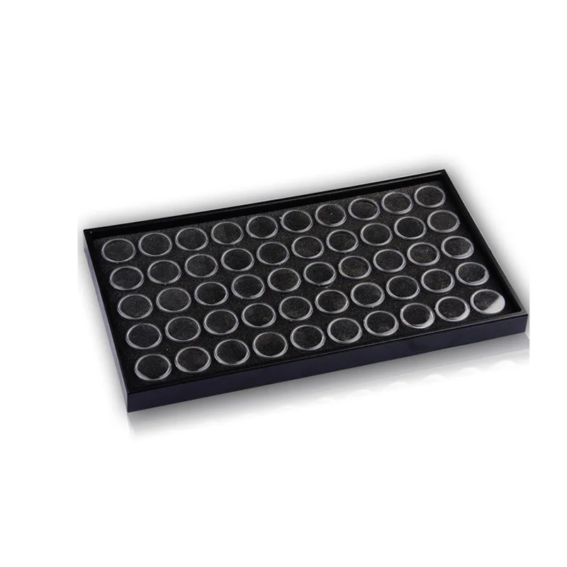 50 горшков/Набор для дизайна ногтей коробка демонстрации ювелирных изделий