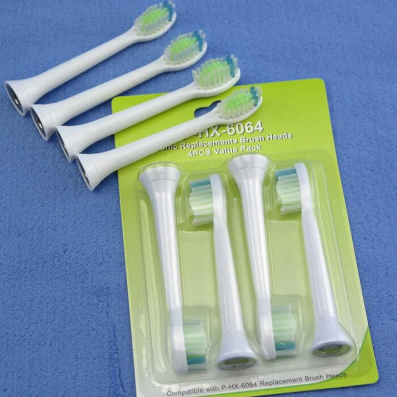 Vbatty 4 pcstoothbrush сменные насадки для щёток для зубных щеток Philips Sonicare DiamondClean HX6064 HealthyWhite HydroClean 1006