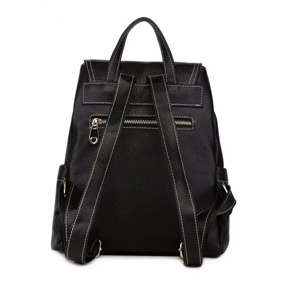 Рюкзак ZENCY 100% натуральная кожа женские рюкзаки сумки для молодых девушек верхний