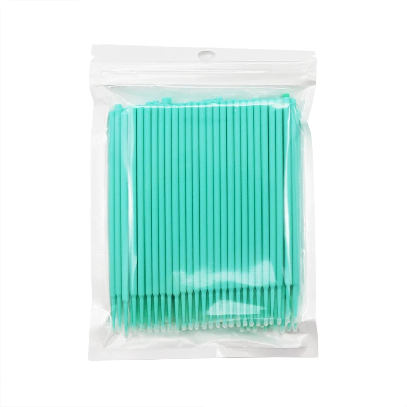 light green Одноразовые микрощетки индивидуальные Аппликаторы тушь для ресниц 400 шт./лот Наращивание ресниц Накладные ресницы кисти - Handle Color: light green