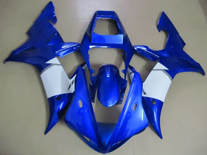 Комплект обтекателей для мотоцикла YAMAHA YZFR1 02 03 YZF R1 2002 2003 yzfr1 YZF1000 ABS синий белый