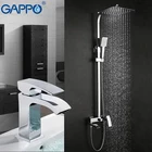 Смесители для раковины GAPPO, кран для ванны, настенный, для ванной комнаты, душевой смеситель