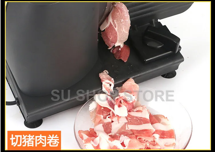 Бытовая полуавтоматическая машина для резки мяса мелкой говядины рулоны и нарезки баранины ломтик тост хлеб резки