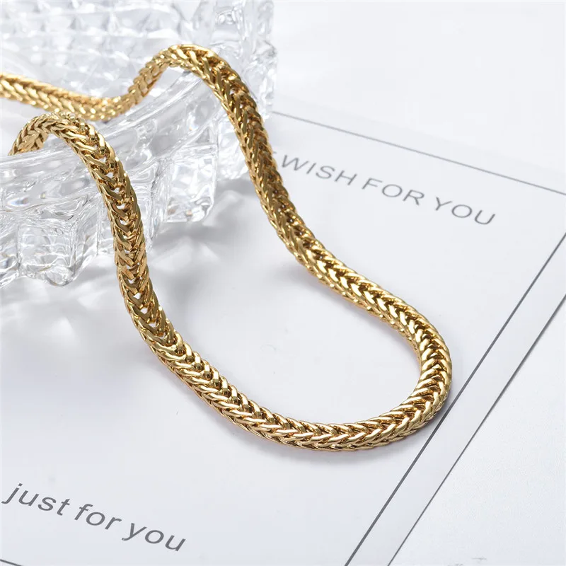 GULICX Bijoux 2018 модные ожерелья из нержавеющей стали женские и мужские длинные