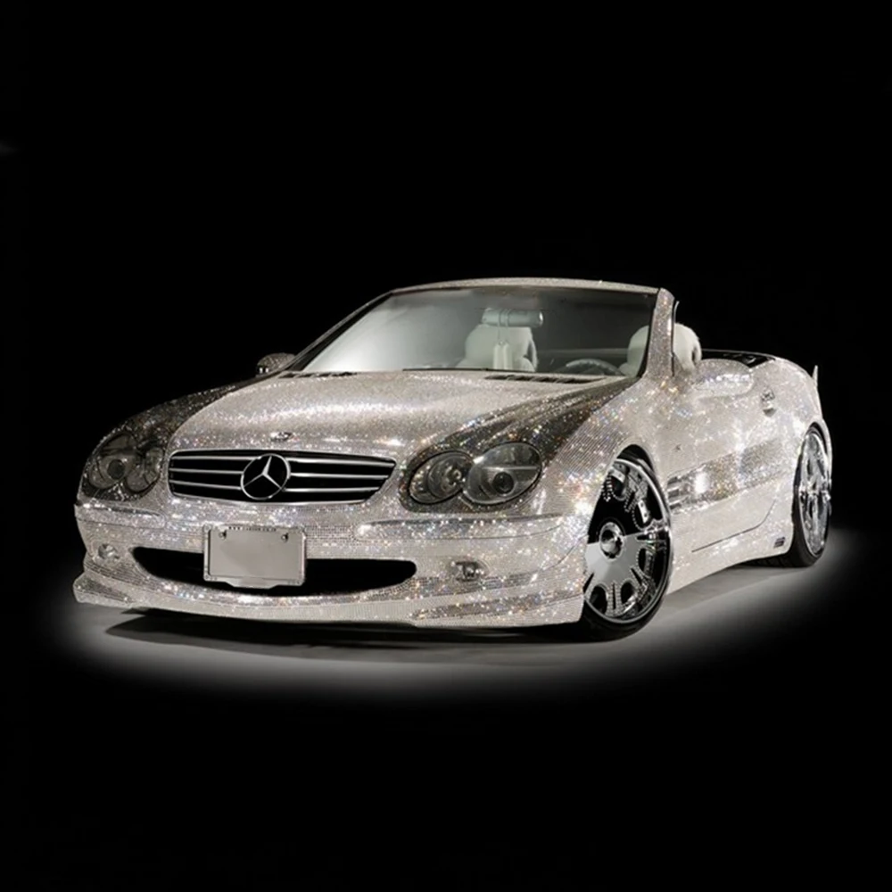 2 Размеры стеклянная отделка горного хрусталя горным хрусталем декоративным