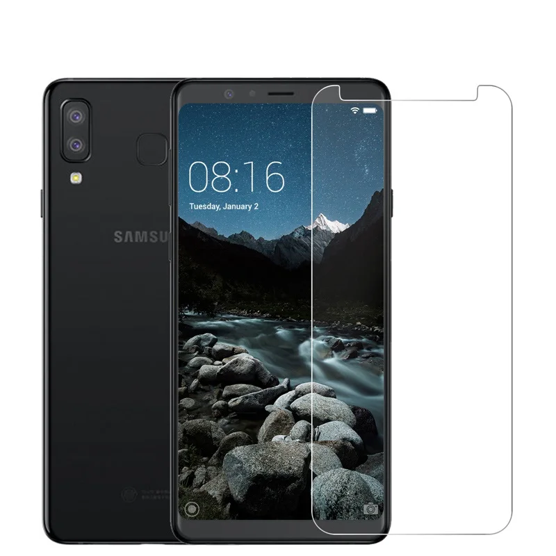Защитный Стекло для samsung Galaxy A8 A6 плюс A7 закаленное Стекло на samsung Galaxy A7 A8 A6 плюс Экран протектор Фольга