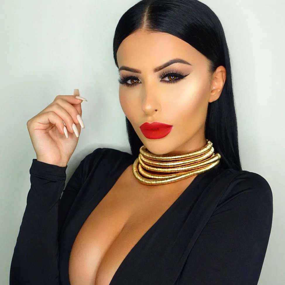 Ожерелье чокер на магните в виде катушек 7 цветов|rope chain|choker necklacecollar necklace |