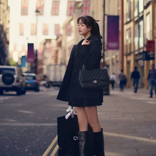 Новинка тонкая короткая шерстяная смесь Женское пальто с капюшоном однобортная