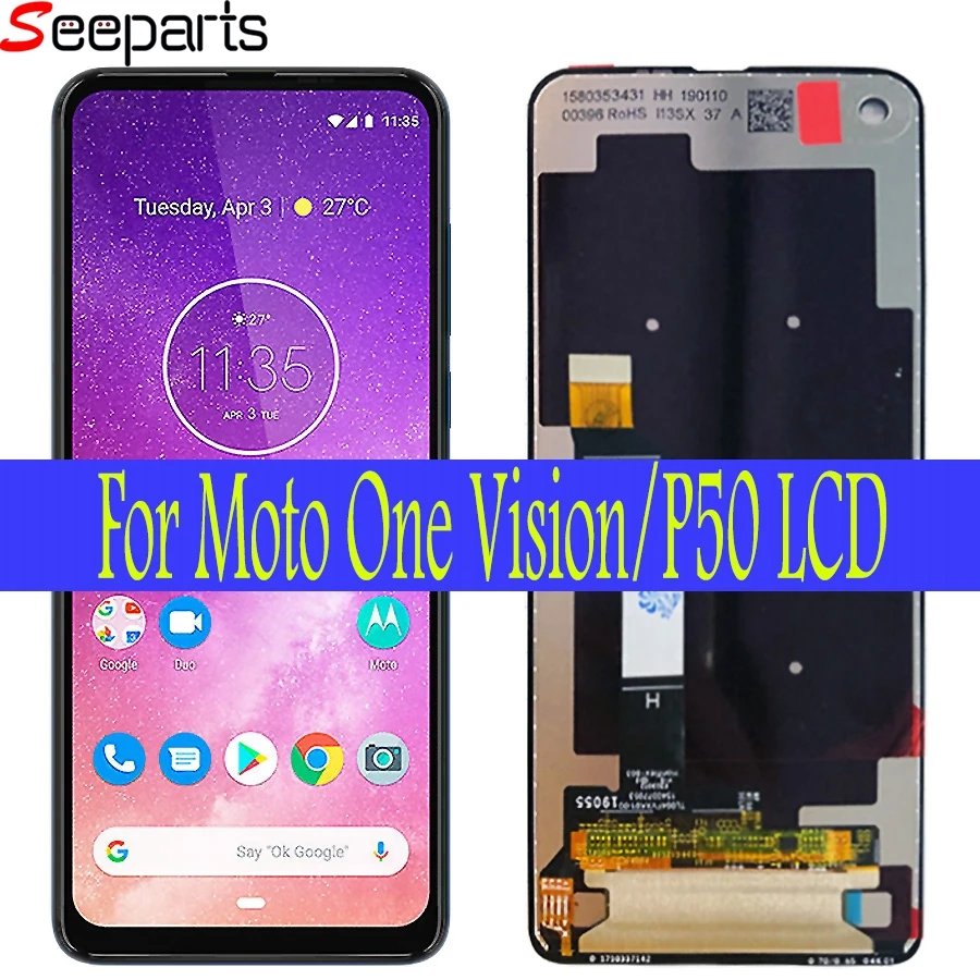 AMOLED для Motorola Moto One Vision ЖК дисплей one vision сенсорный экран сенсорная панель