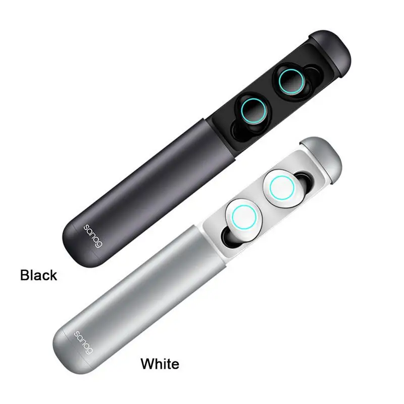 Sanag J2 Bluetooth V5.0 гарнитура с Батарея зарядный чехол Мини-капсула для активного