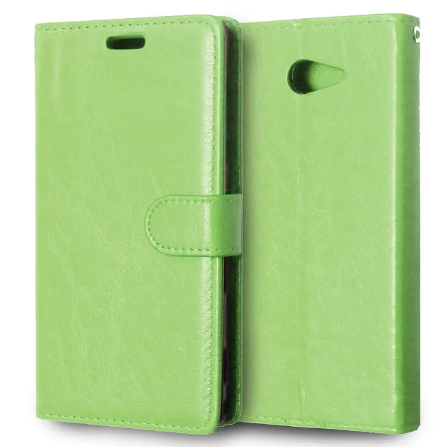 10 Черный кожаный чехол-бумажник с откидной крышкой для Coque sony Xperia M2 Aqua S50H D2302 D2303 чехол-накладка для sony Xperia M2 Dual D2302 2305 - Цвет: 10
