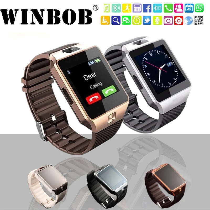 Смарт часы DZ09 для мужчин женщин Bluetooth SIM карты Smartwatch камера телефона Android Носимых