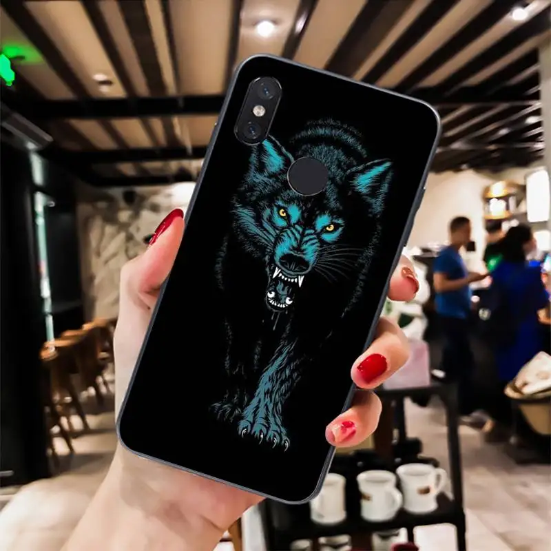 Чехол для телефона Yinuoda angry Animal wolf Face с узором Xiaomi Mi 6 Mix2 Mix2S Note3 8 8lite Redmi 5 note5 Note4