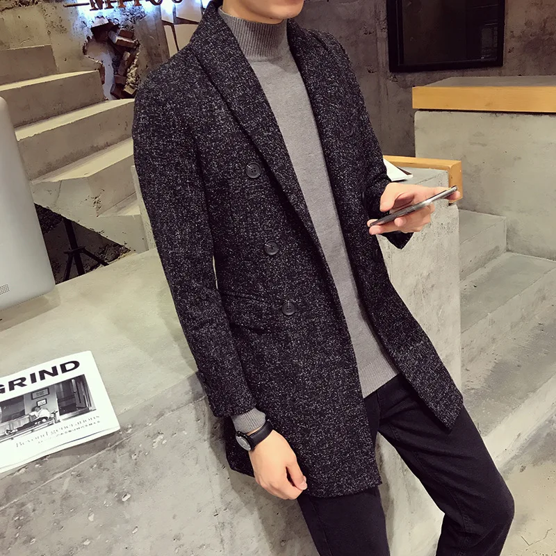 

Qiu dong men coat of cultivate one's morality long trench coat