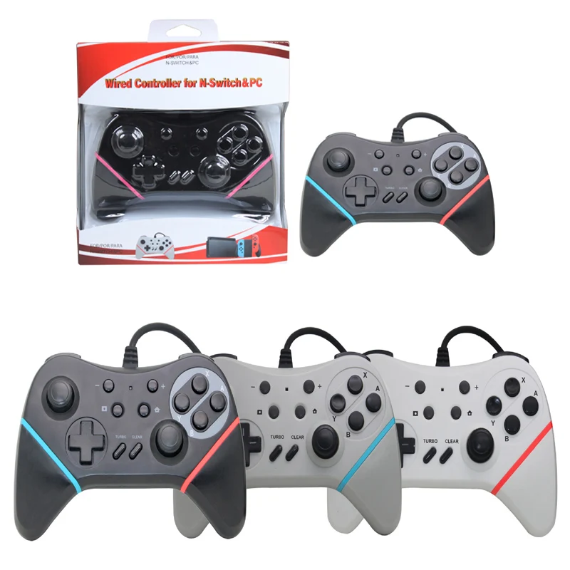 

Новейший USB проводной контроллер геймпад для Nintendo navd переключатель поддержка NS переключатель и ПК игры игра в игры с турбо кнопкой