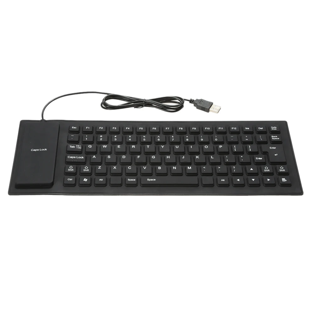 USB гибкая складная силиконовая клавиатура для ПК Mac #9710|Клавиатуры| |
