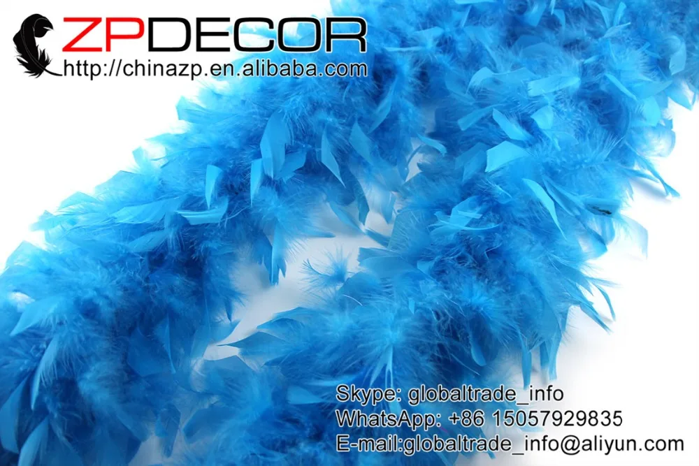 Zpdecoration перо 2 ярдов/партия 80 г оптовая продажа турецкого боа из перьев Chandelle для