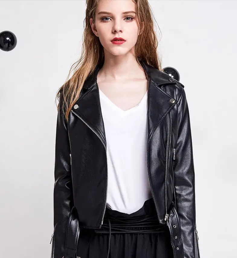 Модный бренд осень Для женщин Блестки + печатных Street style Короткие Куртка из