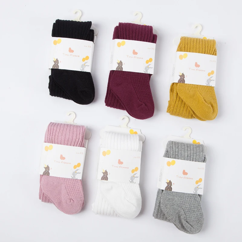 Осенняя одежда 2016 года детские колготки для девочек Детские хлопковые теплые