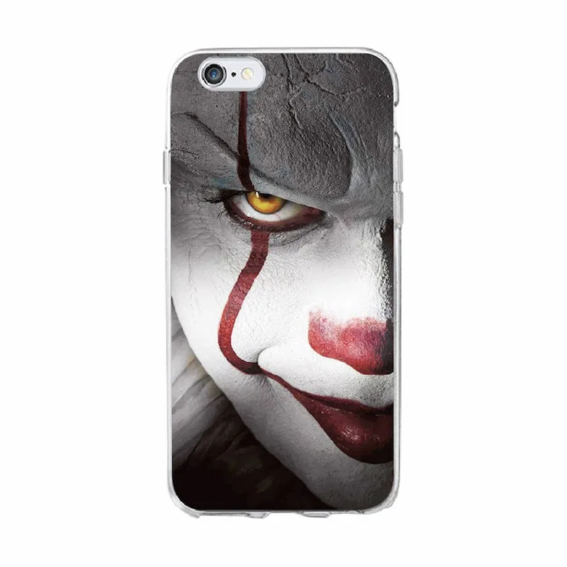 Pennywise клоун Поплавок это мультфильм комикс мягкий прозрачный чехол для телефона Fundas Coque для iPhone 11 Pro 7 7Plus 6S 8 8PLUS X XS Max - Цвет: 3