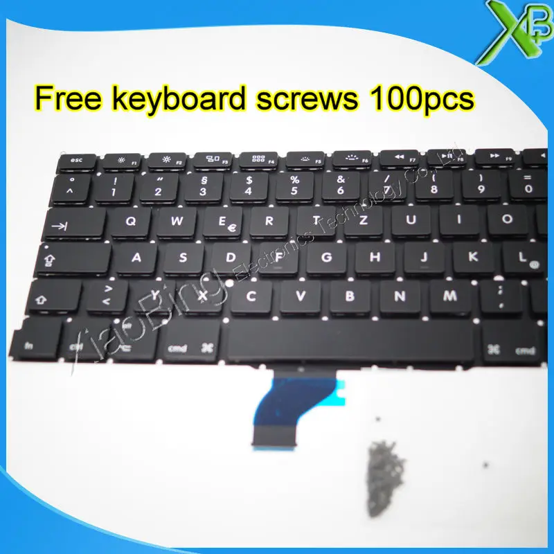 Новинка для MacBook Pro Retina 13 3 &quotA1502 немецкая клавиатура Deutsch QWERTZ Tastatur + 100 винтов