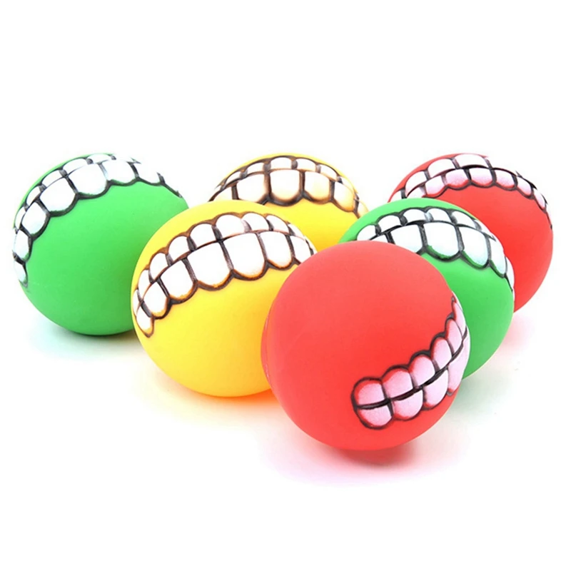 Молярные чистящие зубы собака музыкальная игрушка мяч ПВХ весенние игрушки для