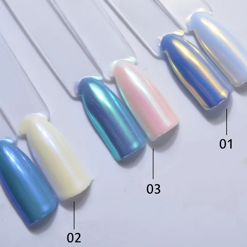 Красивый 2 г/кор. Алмазный жемчуг для дизайна ногтей Волшебное Зеркало Блестящий