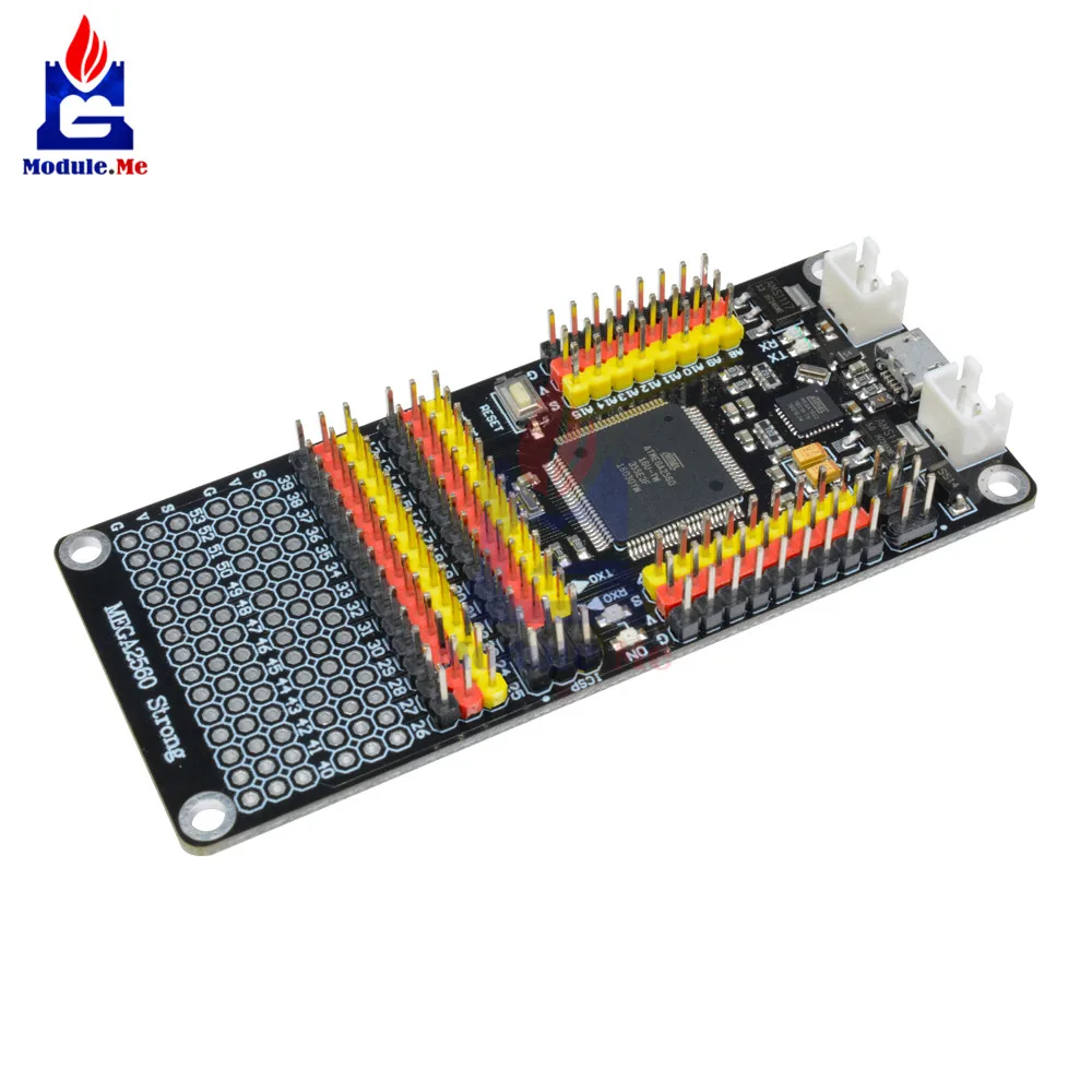 DM сильная серия Мега 2560 Микроконтроллер плата MEGA2560 ATmega2560 ATmega16U2 для Arduino модуль Micro USB 16 МГц ШИМ UART ICSP