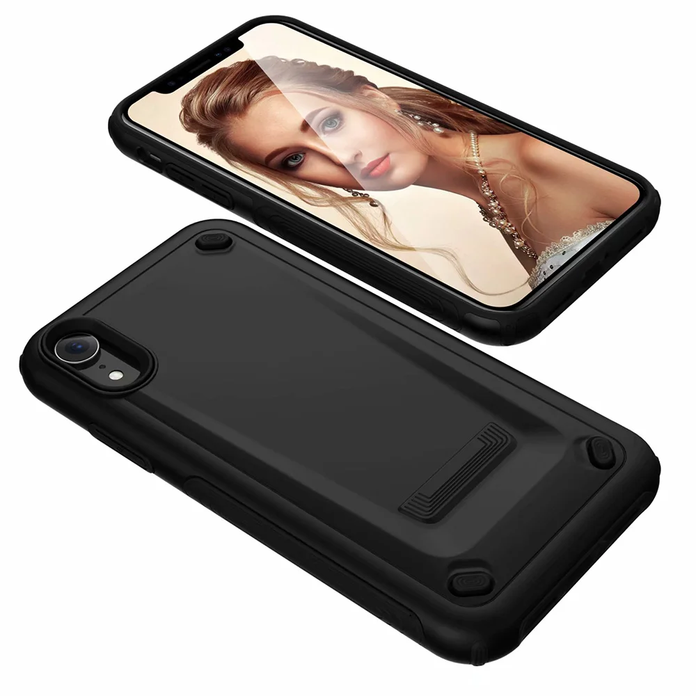 Чехол для iphone XS Max роскошный противоударный Прочный Гибридный армированный чехол