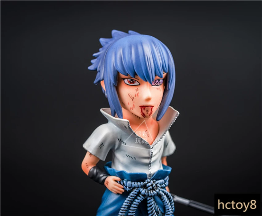 Haocaitoy Оригинальные фигурки Uchiha Sasuke модель ПВХ тату серия игрушек аниме коллекция