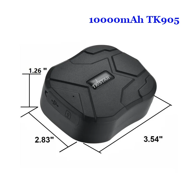 Водонепроницаемый 3G GPS GSM GPRS Автомобильный трекер TK905 TKSTAR долгое время ожидания