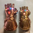 Американские супергерои, оружие 1:1, военная перчатка Red Ver. Фигурка светодиодный светильник, перчатки для косплея, подарок для детей