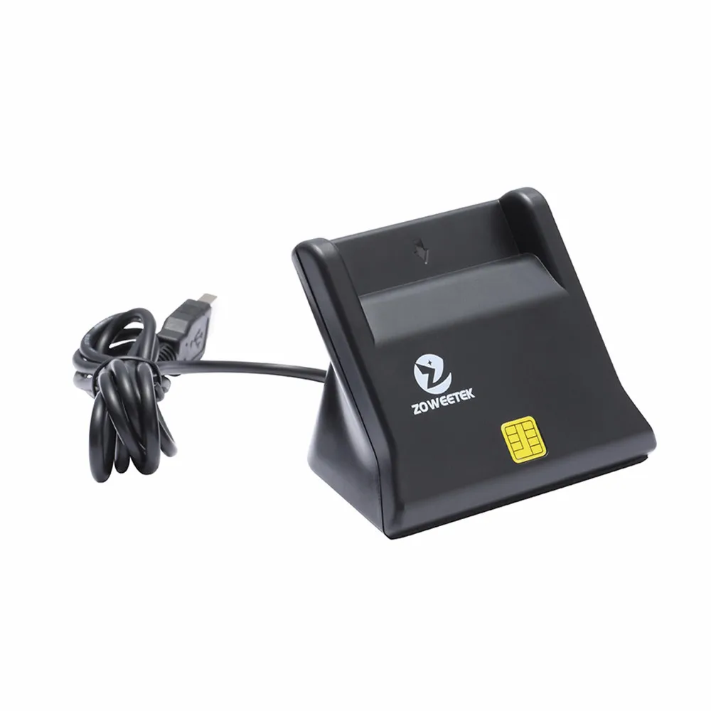 Zoweetek 12026-3 EMV USB считыватель смарт-карт писатель DOD военный общий доступ CAC для SIM