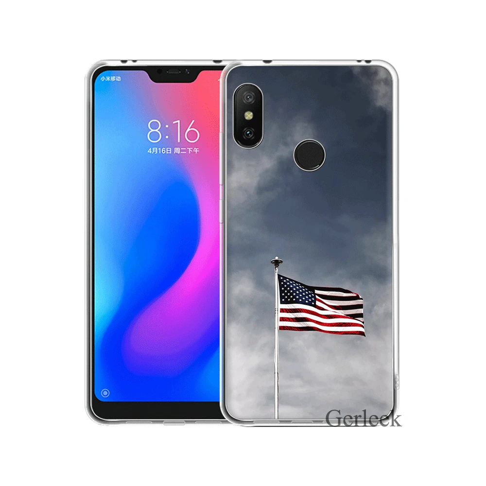 Чехол с флагом для Xiaomi Mi 9 9T CC9 CC9E Mix 2S A3 5 5S 6 8 Lite SE A1 5X A2 F1 MAX 3 | Мобильные телефоны и