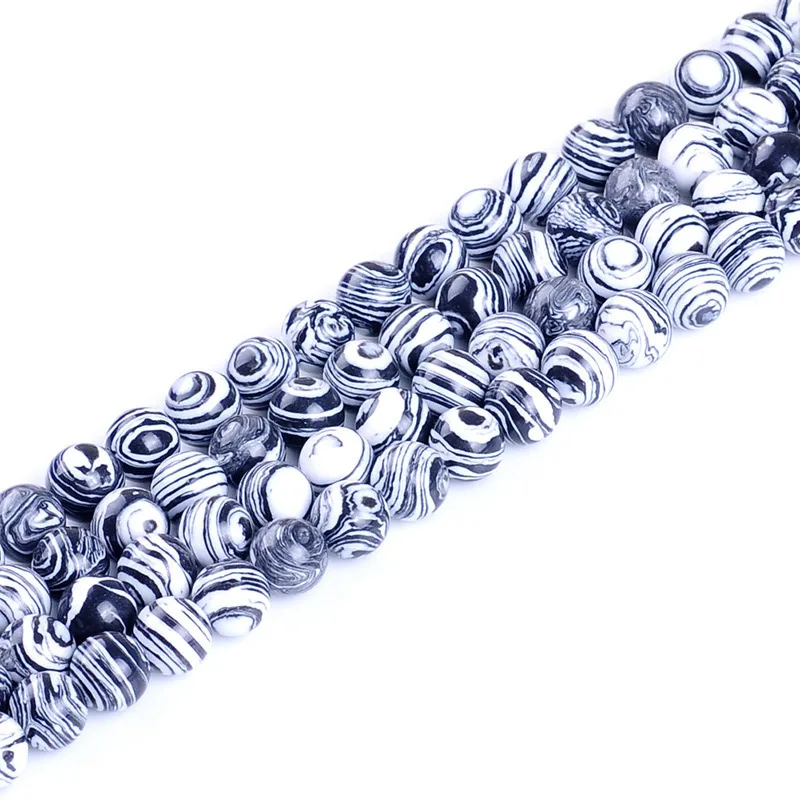 Малахические Каменные Бусы 1 нить/Лот свободные разделительные бусины для