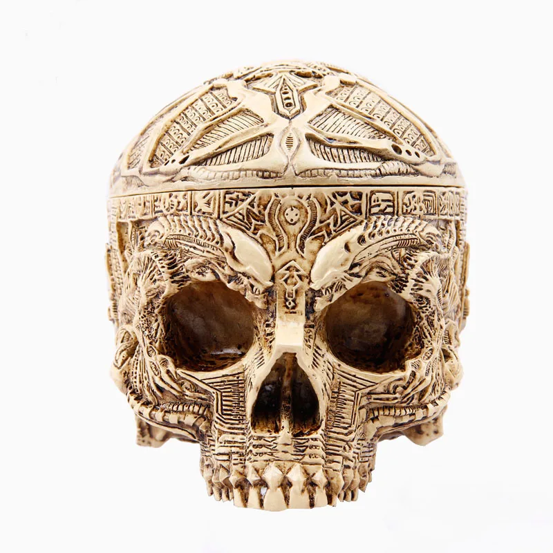 Украшение модный персональный череп товары для дома большая пепельница из смолы