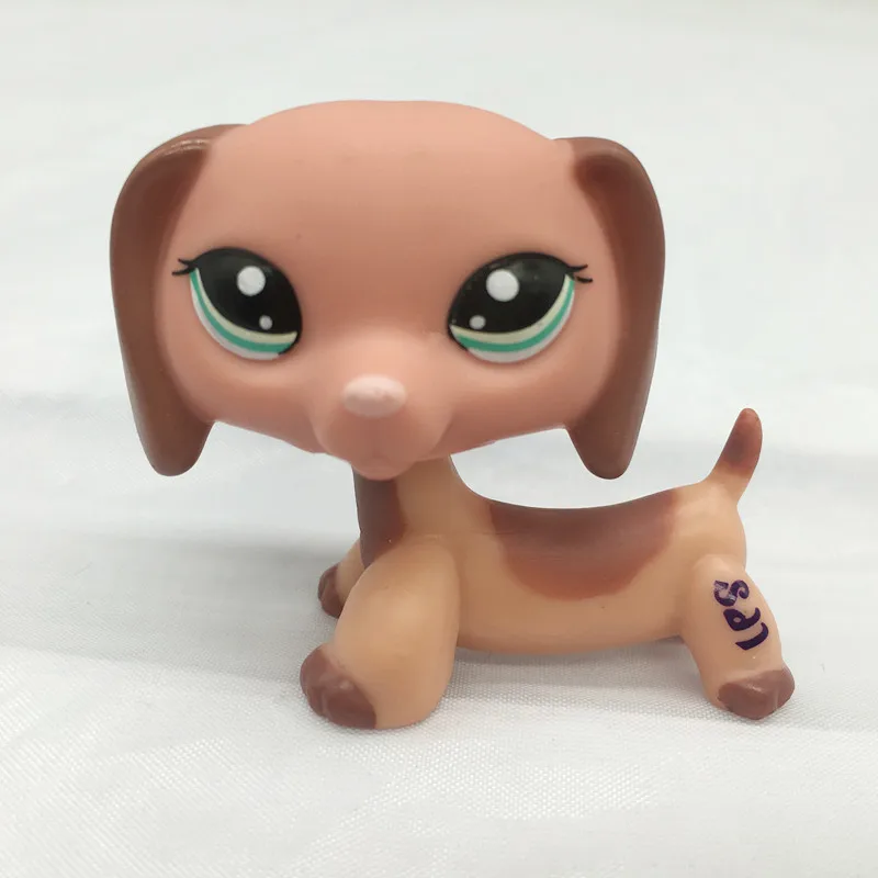 Игрушки для домашних животных LPS кошка с короткой шерстью розовый черный Табби