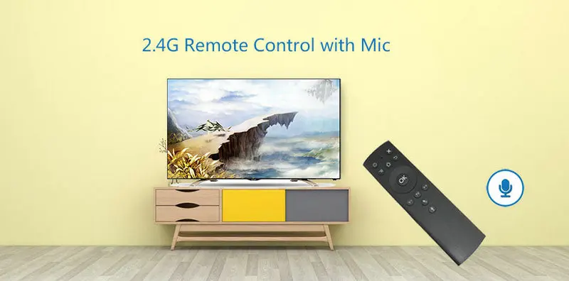 Оптовая продажа 6 шт./лот гироскоп Fly Air Mouse T1M 14 ИК обучающий микрофон google assistant voice