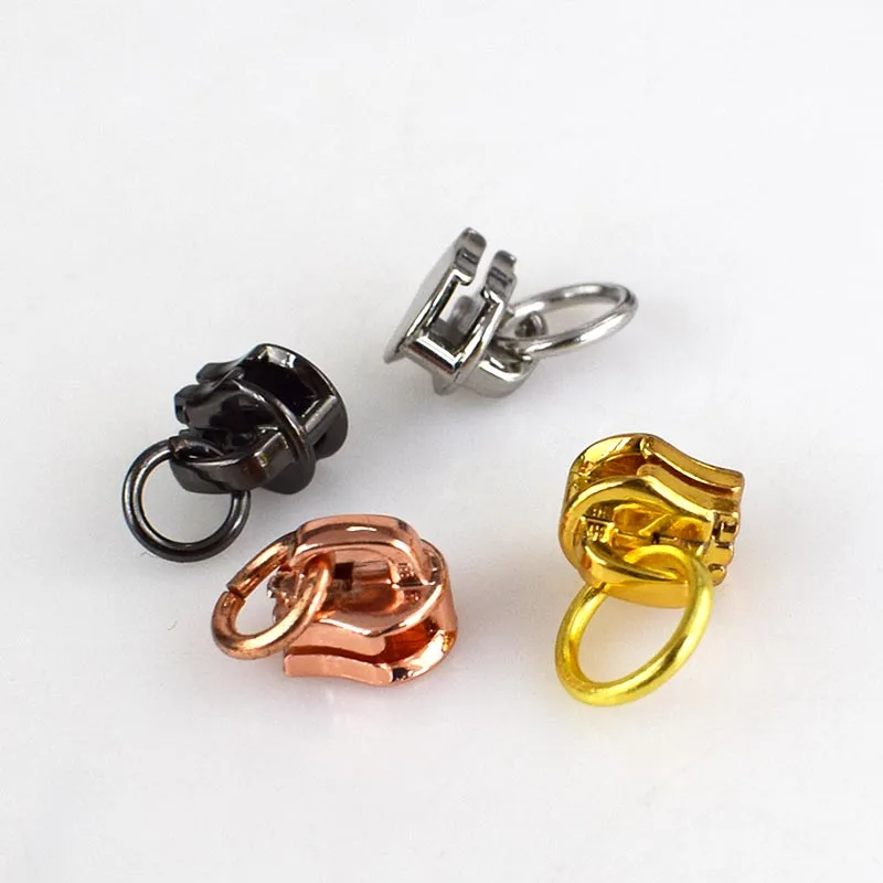 50pcs O Ring 3# Metal Zipper Sliders Zip Repair Kit Replacement For Clothes Jacket Coat Zippers DIY Sewing Accessories | Дом и сад