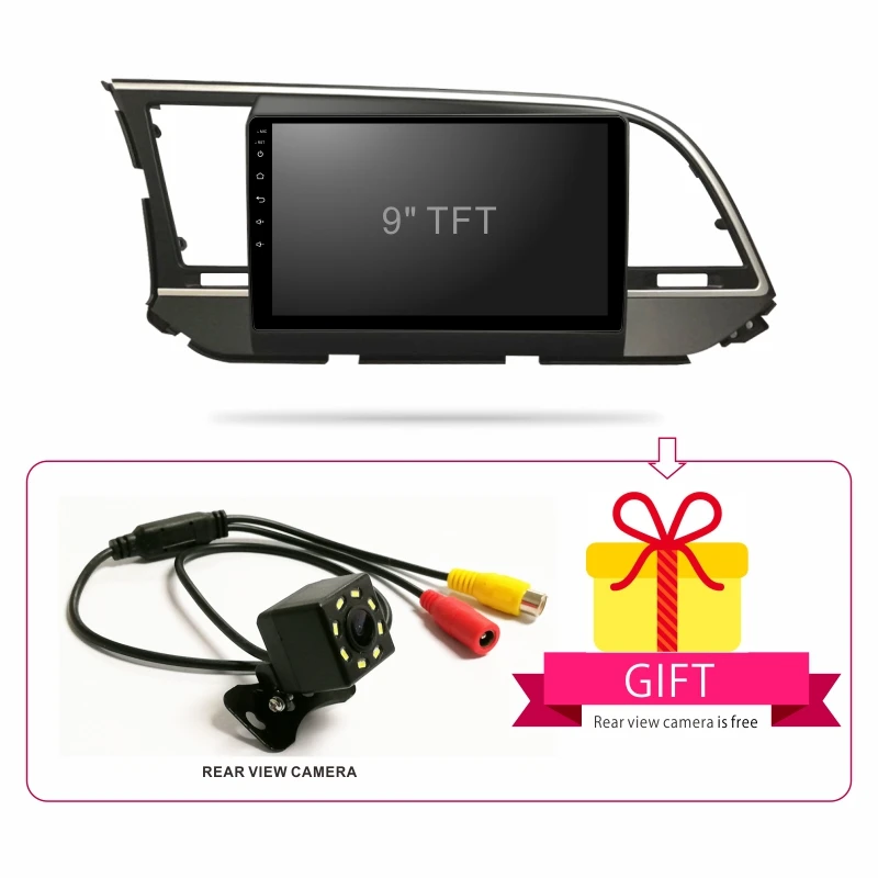 Dinpei Android 9 0 автомобильный Радио Мультимедиа Видео плеер навигация gps для hyundai Elantra 6